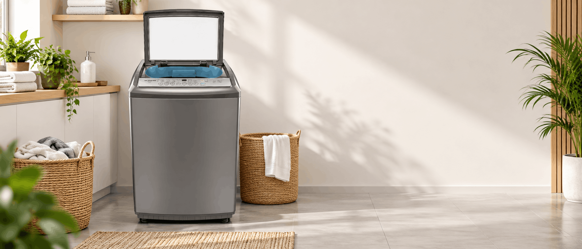 Lave linge Top FRESH FTM-12F12S 12kg - Silver